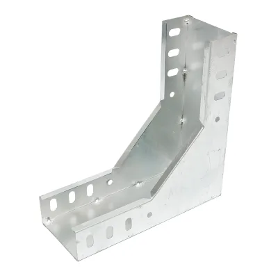 Cot vertical 90 grade de coborare din otel galvanizat pentru jgheab 100x50mm