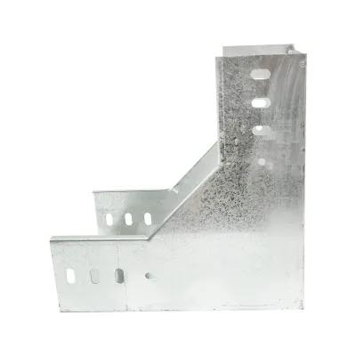 Cot vertical 90 grade de coborare din otel galvanizat pentru jgheab 100x200mm - imagine 3