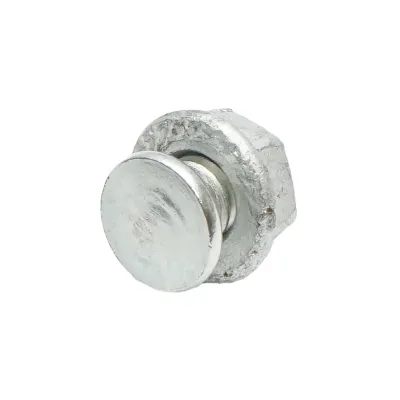 Set 100 suruburi cu piulita M8x12mm pentru element imbinare jgheab metalic - imagine 2