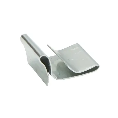 Set 50 cleme pentru capac jgheab otel galvanizat - imagine 3