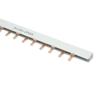 Pieptene, busbar monofazic 1m, 2P, 63A pentru alimentare sigurante automate Suntree