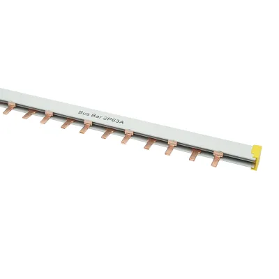 Pieptene, busbar monofazic 1m, 2P, 63A pentru alimentare sigurante automate Suntree - imagine 3