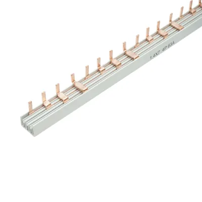 Pieptene, busbar trifazat 1m, 4P, 63A, 1.4x7mm pentru alimentare sigurante automate Longroad