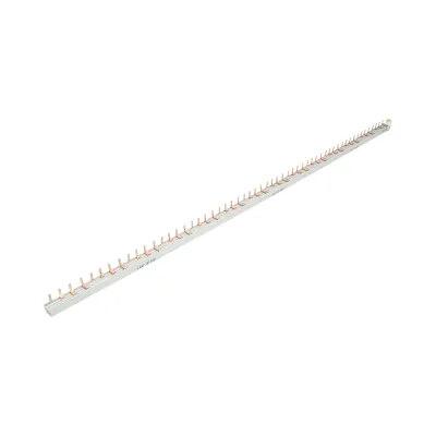 Pieptene, busbar trifazat 1m, 4P, 63A, 1.4x7mm pentru alimentare sigurante automate Longroad - imagine 2