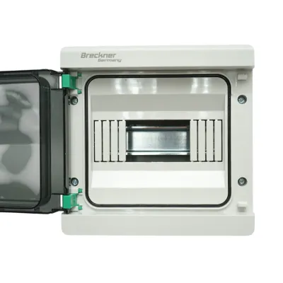 Tablou sigurante aplicat PT 1 rand, 8 module IP65 Breckner Germany - imagine 4