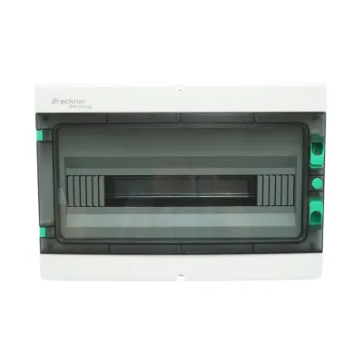 Tablou sigurante aplicat PT 1 rand, 18 module IP65 Breckner Germany