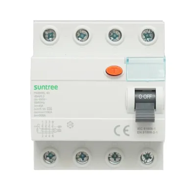 Intrerupator automat diferential 4P 40A 30mA 6kA, tip A Suntree