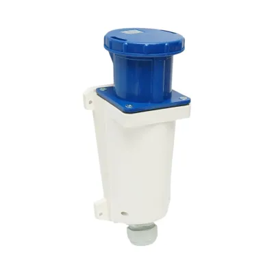 Priza industriala aplicata monofazica 220-250V, 63A-6h, 2P+PE IP67 Breckner Germany - imagine 6