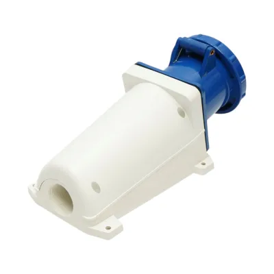 Priza industriala aplicata monofazica 220-250V, 63A-6h, 2P+PE IP67 Breckner Germany - imagine 5