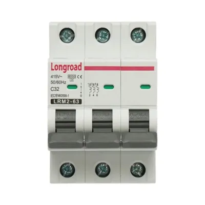 Siguranta automata intreruptor MCB 3P 32A 415VAC Longroad