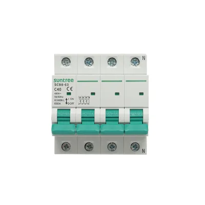 Siguranta automata tip intrerupator 3P+N, 40A 400VAC Suntree