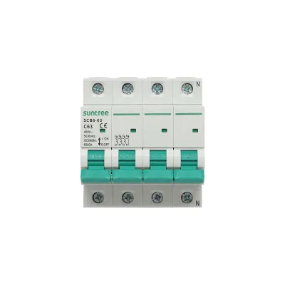 Siguranta automata tip intrerupator 3P+N, 63A 415VAC Suntree