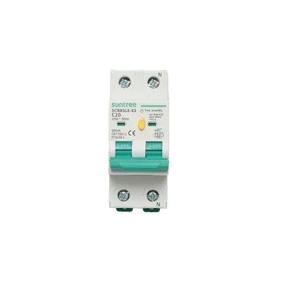 Siguranta automata tip intrerupator 1+N, 20A 400VAC Suntree
