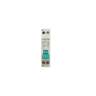 Siguranta automata bipolara 1P+N, 10A, 4.5kA Suntree