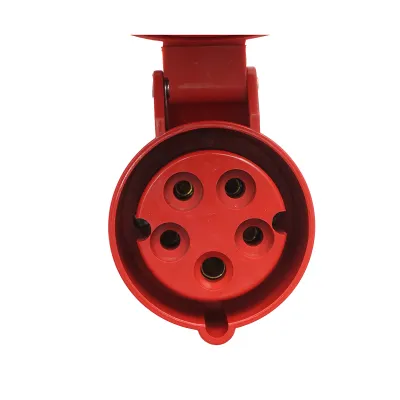 Priza industriala trifazica mobila 16A, 415V, IP44, 6H Suntree - imagine 2