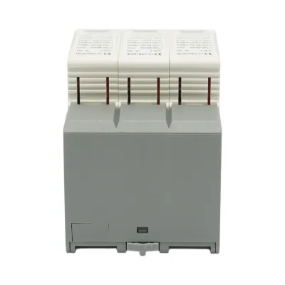 Descarcator la supratensiune cu semnalizare pentru sisteme fotovoltaice DC 3P, 1000VDC Longroad - imagine 5