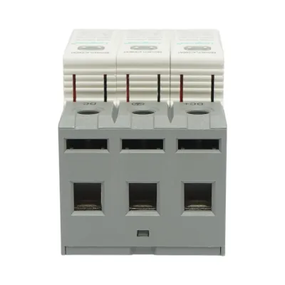 Descarcator la supratensiune cu semnalizare pentru sisteme fotovoltaice DC 3P, 1000VDC Longroad - imagine 3