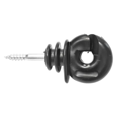Izolator inelar compact negru fi 5.9mm 89x40mm gard electric Thor