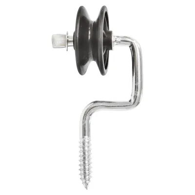 Izolator negru cu fanta fi 6.9mm 107x54mm gard electric Mezofarm