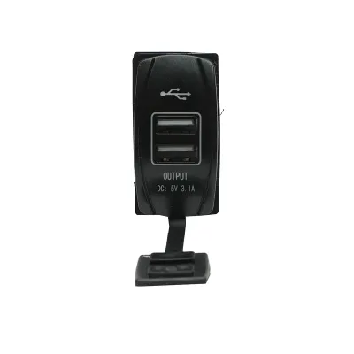 Priza, incarcator cu 2 x porturi USB, 5V, 3.1A universal - imagine 2