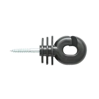 Izolator compact negru fi 5.9mm 111x40mm gard electric Mezofarm