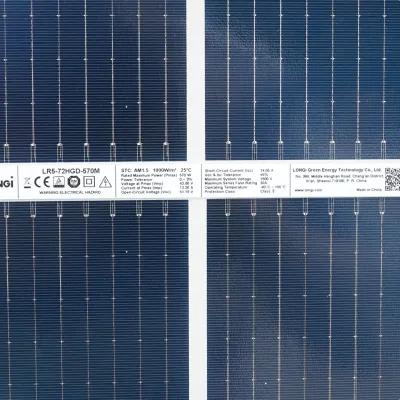Panou solar fotovoltaic bifacial 570W LONGi LR5-72HGD-570M monocristalin 2310x1120x30mm - imagine 4