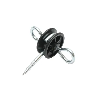 Izolator cu ancorare dubla fi 5.8mm 93x84mm gard electric Mezofarm