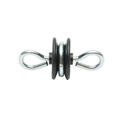 Izolator cu ancorare dubla fi 5.8mm 93x84mm gard electric Mezofarm - imagine 3