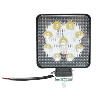 Lampa 9 LED-uri 10-60V 27W unghi de radiere 60 patrat