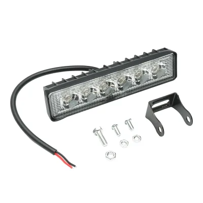 Lampa tip bara cu 6 LED-uri 10-60V 18W unghi radiere 60 de grade tip flood 160x43x42mm - imagine 3