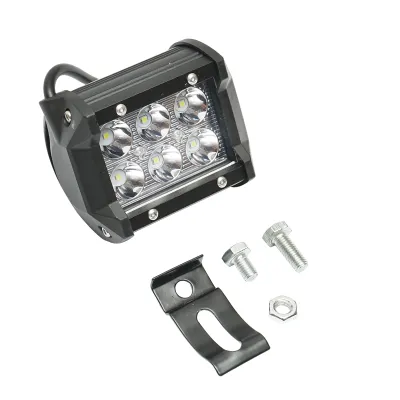 Lampa cu 6 LED-uri 10-30V 18W unghi radiere 30 de grade tip spot 4/9.8cm 6000K IP67 - imagine 3