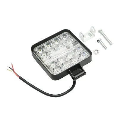 Lampa proiector combinata 26 LED-uri 9-80V 6500K 84x21x84mm IP67 - imagine 3