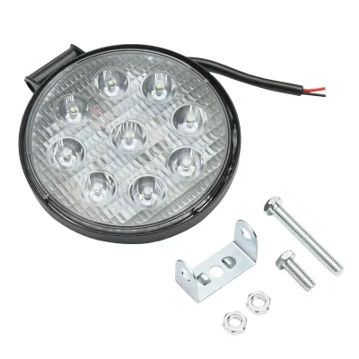 Lampa cu 9 LED-uri 10-60V 27W unghi radiere 60 de grade tip flood 6000K 107x107x51mm IP67 - imagine 3
