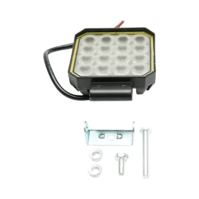 Proiector patrat LED 25W, 10-30V, 16 LED-uri, carcasa aluminiu 101x101x32mm Breckner Germany - imagine 2
