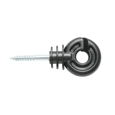 Izolator canelat fi 5.9mm 88x39mm pentru fir gard electric Mezofarm