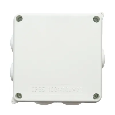Doza derivatie patrata aparenta 7 intrari 100x100x70mm IP65 - imagine 3