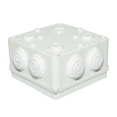 Doza derivatie patrata aparenta 7 intrari 100x100x70mm IP65 - imagine 5