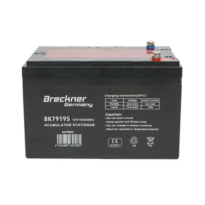 Baterie sistem solar cu gel 12V 15Ah 20HR 150x100x100mm Breckner Germany