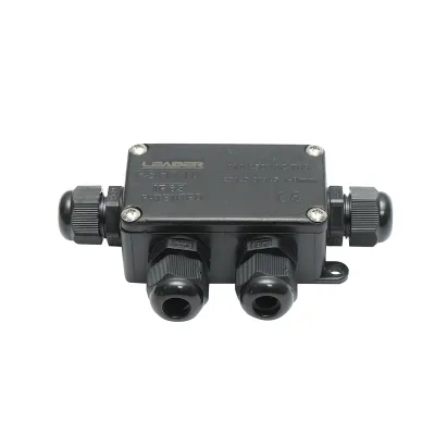 Doza etansa cu presetupe 41A, 450V AC, 4 cai 4-8mm IP65 Leader