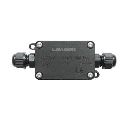 Doza etansa cu presetupe 17.5A, 450V AC, 2 cai 3-6.5mm IP66 Leader - imagine 2