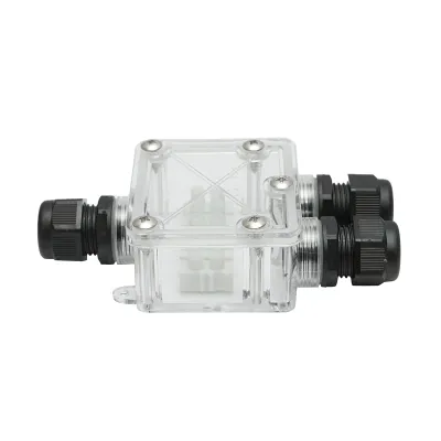 Doza etansa transparenta cu presetupe 41A, 450V AC, 3 cai 5-14mm IP68 Leader - imagine 4