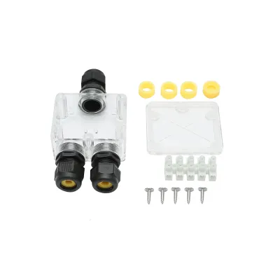 Doza etansa transparenta cu presetupe 41A, 450V AC, 3 cai 5-14mm IP68 Leader - imagine 3