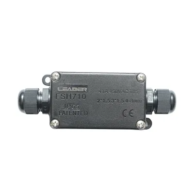 Doza etansa cu presetupe 41A, 450V AC, 2 cai 4-8mm IP65 Leader - imagine 2