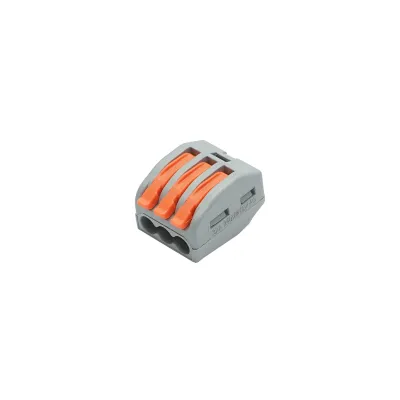 Conector rapid cablu electric 3P, 0.08-4mm, 32A/450V Leader