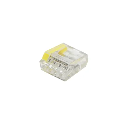 Conector rapid conductor rigid 4P, 0.5-2.5mm, 24A/450V Leader - imagine 2