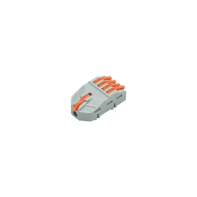 Conector rapid cablu electric 5P, 0.08-4mm, 32A/450V Leader - imagine 2
