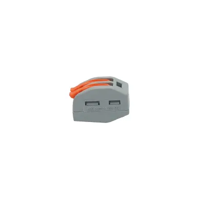 Conector rapid cablu electric 2P, 0.08-4mm, 32A/415V AC Leader - imagine 4