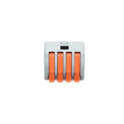 Conector rapid cablu electric 4P, 0.08-4mm, 32A/415V Leader - imagine 2