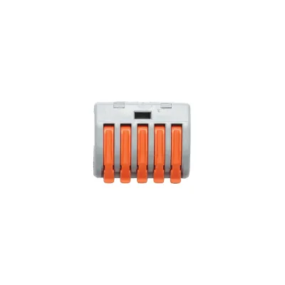 Conector rapid cablu electric 5P, 0.08-4mm, 32A/415V AC Leader - imagine 2