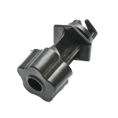 Izolator prindere cu filet, negru pentru stalp metalic gard electric Breckner Germany - imagine 4